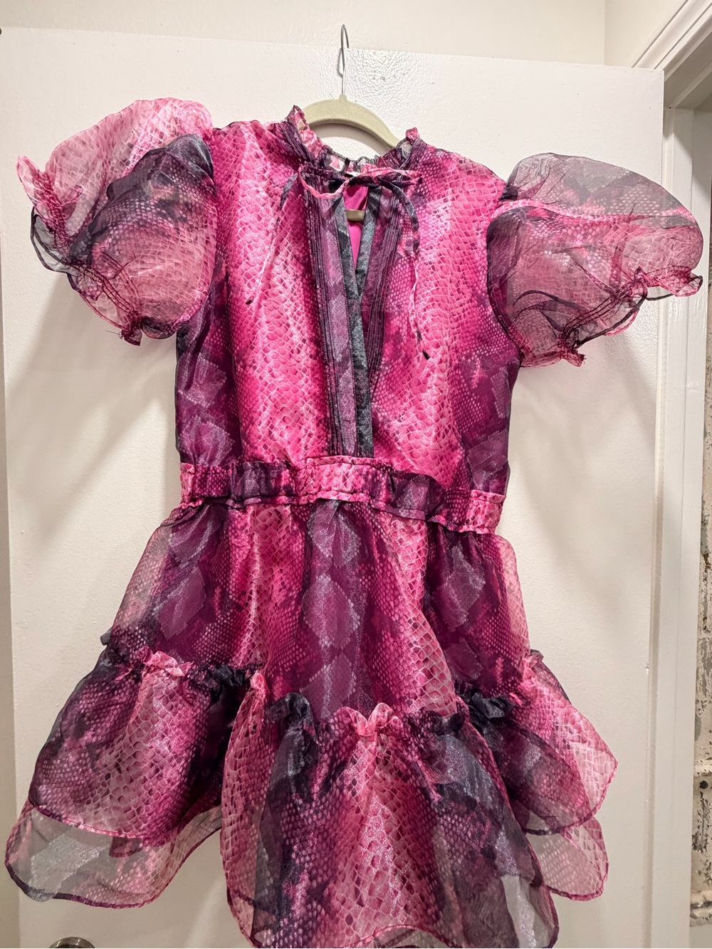 Pink Fantasy Ruffle Dress